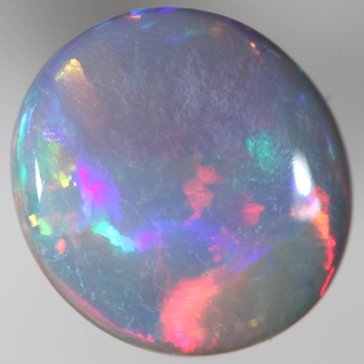 SOLID SEMI BLACK OPAL Burning bright neon fire SEE VIDEO